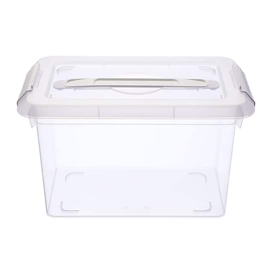 6 2qt Storage Bin With Lid By Simply Tidy Michaels 6 2qt storage bin with lid by simply tidy michaels